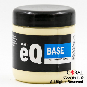 BASE ACRILICA EQ 311 AMARILLO SUAVE 200 CC X 3 UNIDADES